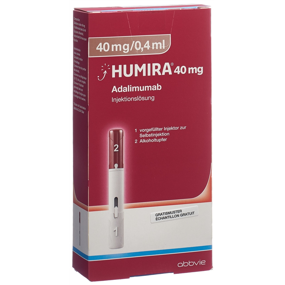 HUMIRA Inj Lös 40 mg/0.4ml Fertigpen Fertpen 0.4 ml, Hauptbild