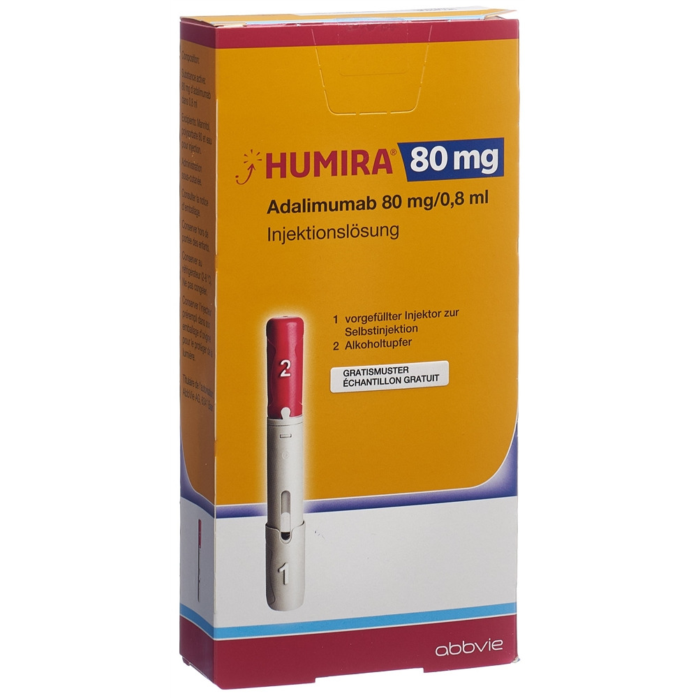 HUMIRA Inj Lös 80 mg/0.8ml Fertigpen Fertpen 0.8 ml, Hauptbild