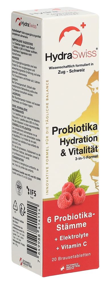 HYDRASWISS Probiotika Hydration & Vitalität