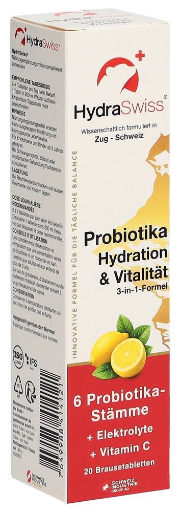 HYDRASWISS Probiotika Hydration & Vitalität