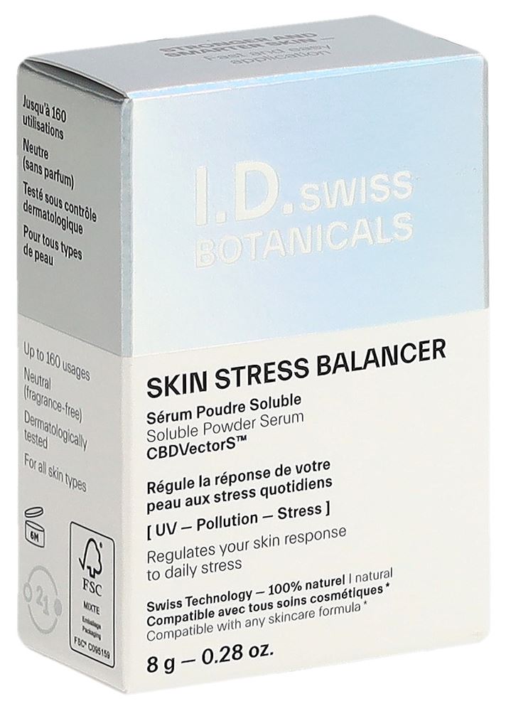 I.D.SWISS skin stress balancer sérum en poudre