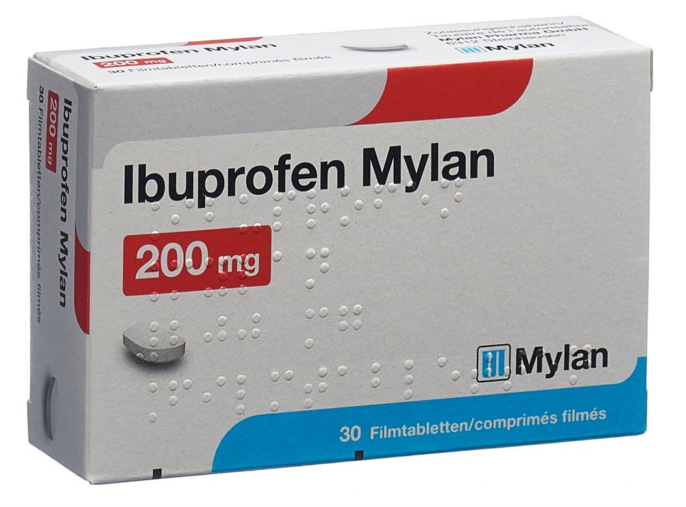 IBUPROFENE Mylan 200 mg, image principale