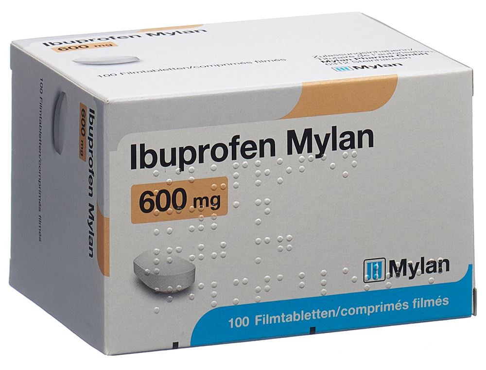 IBUPROFENE Mylan 600 mg, image principale