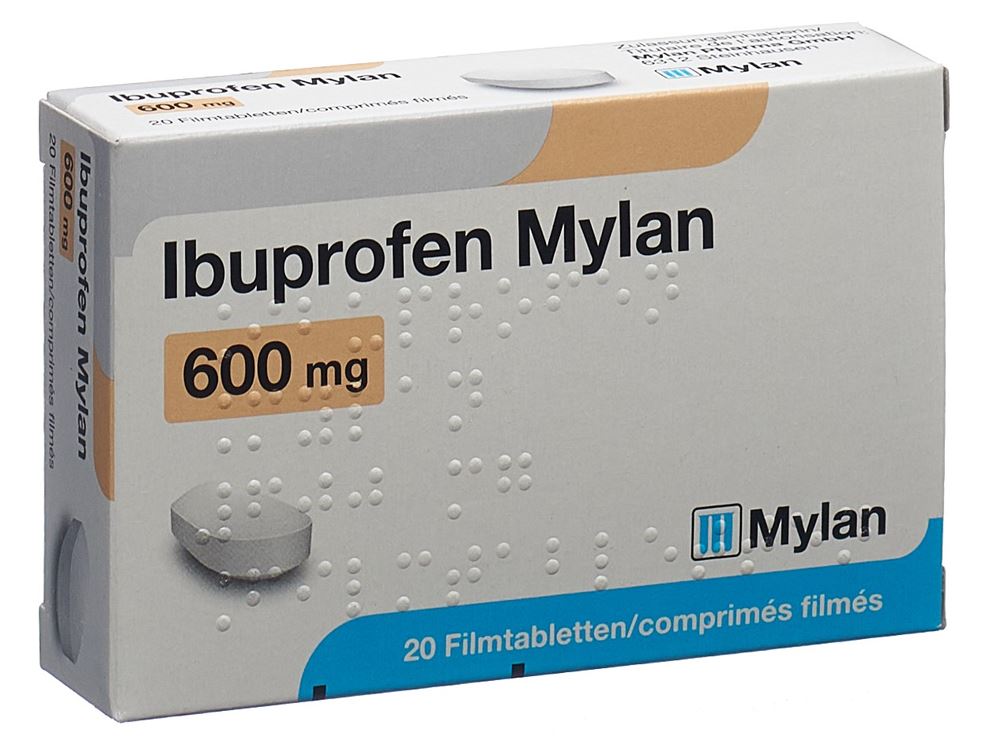 IBUPROFENE Mylan 600 mg, image principale