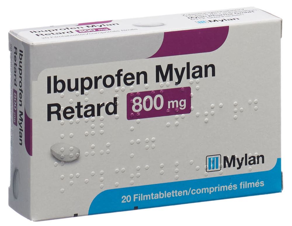 IBUPROFENE Mylan 800 mg, image principale