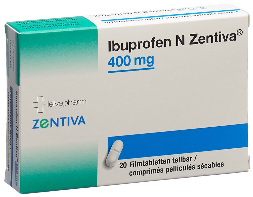 IBUPROFENE Zentiva 400 mg, image principale