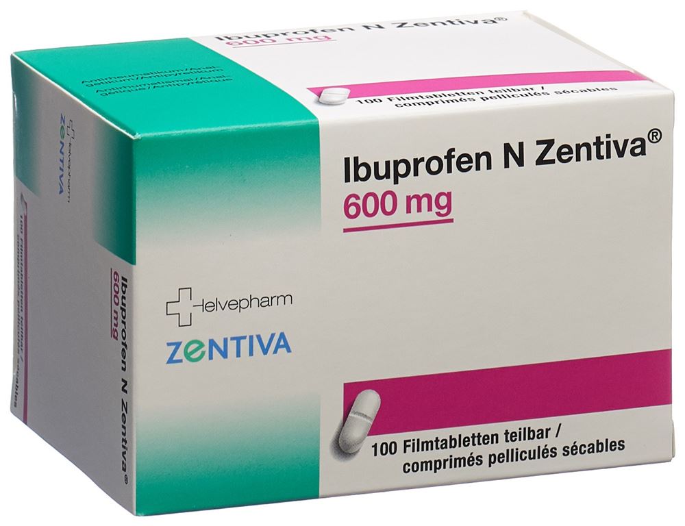 IBUPROFENE Zentiva 600 mg, image principale