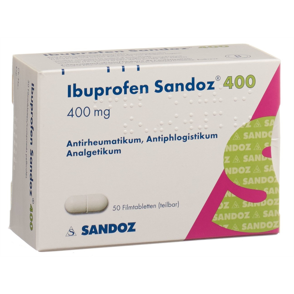 IBUPROFENE Sandoz 400 mg, Hauptbild