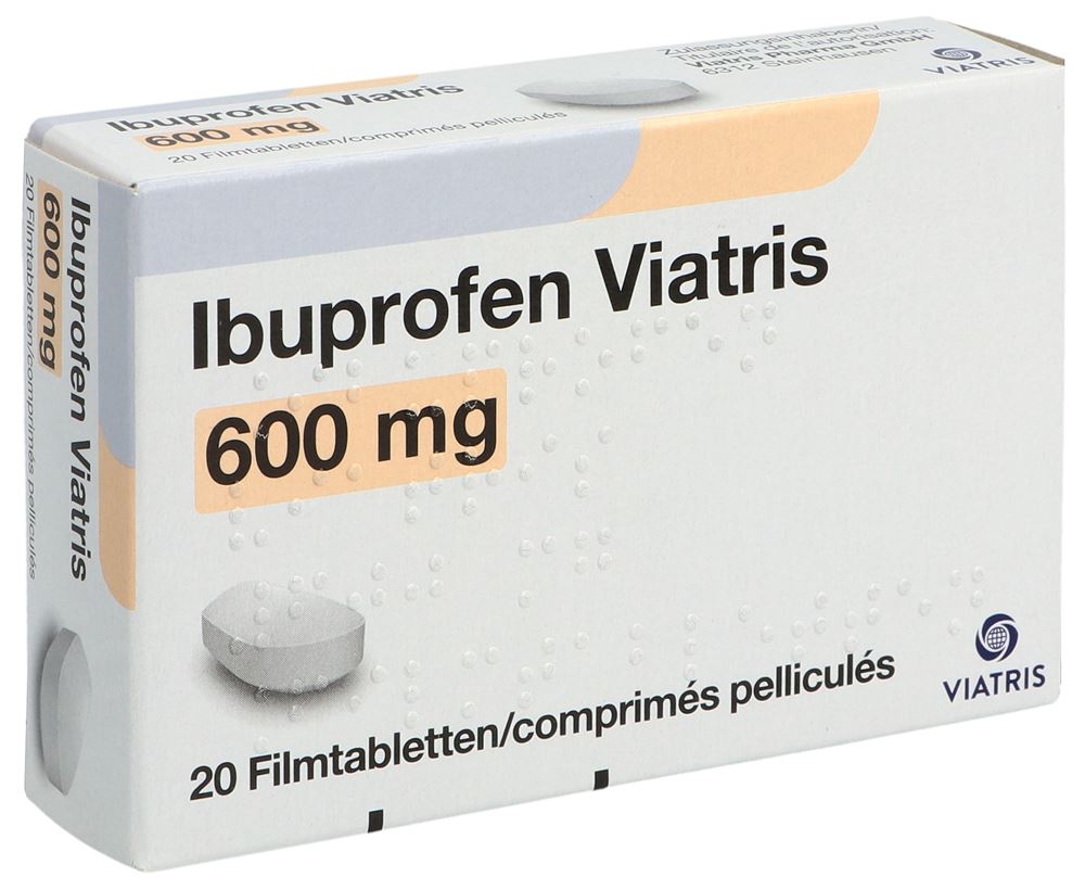 IBUPROFENE Viatris 600 mg, image principale