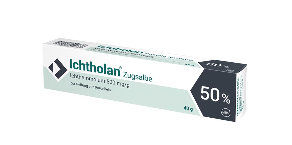 ICHTHOLAN Zugsalbe 50 %, Hauptbild ICHTHOLAN Zugsalbe 50 %, Hauptbild