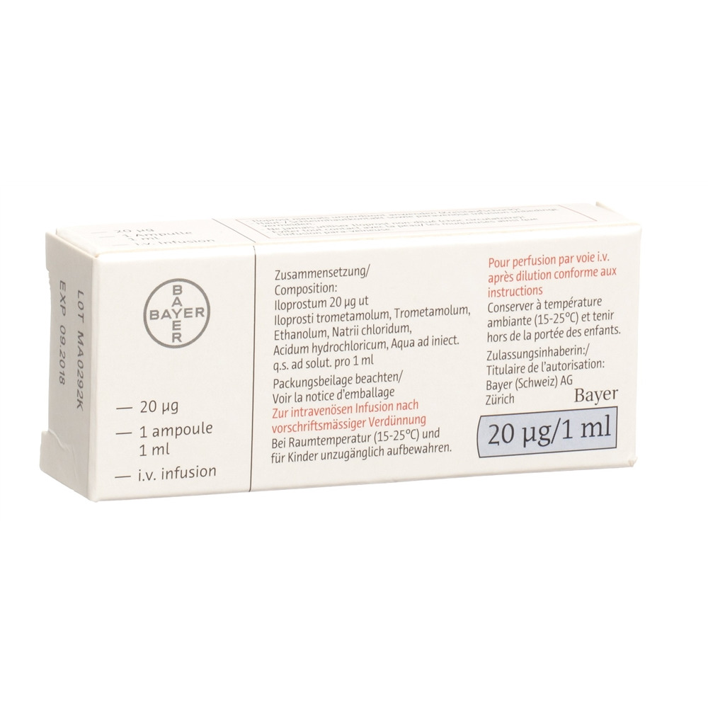 ILOMEDIN conc perf 20 mcg/ml i.v. amp 1 ml, image 2 sur 2