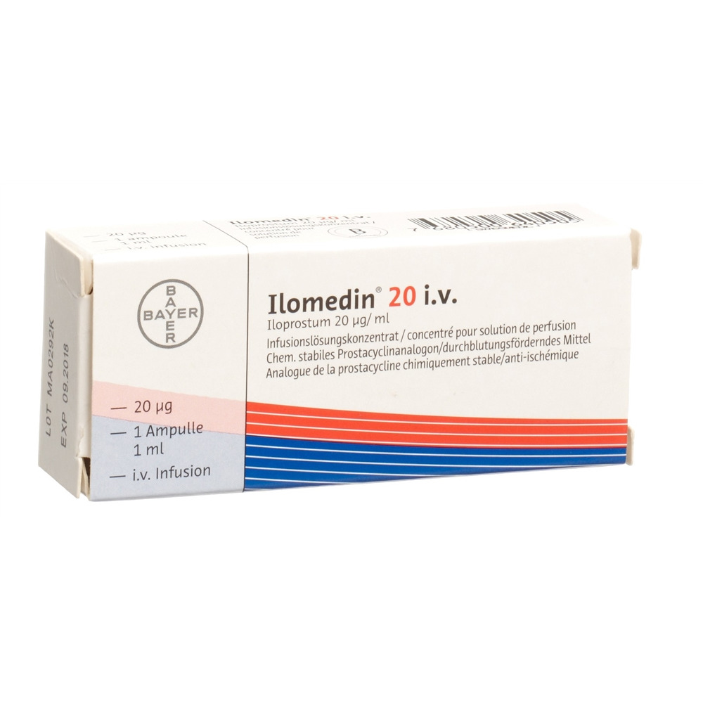 ILOMEDIN conc perf 20 mcg/ml i.v. amp 1 ml, image principale