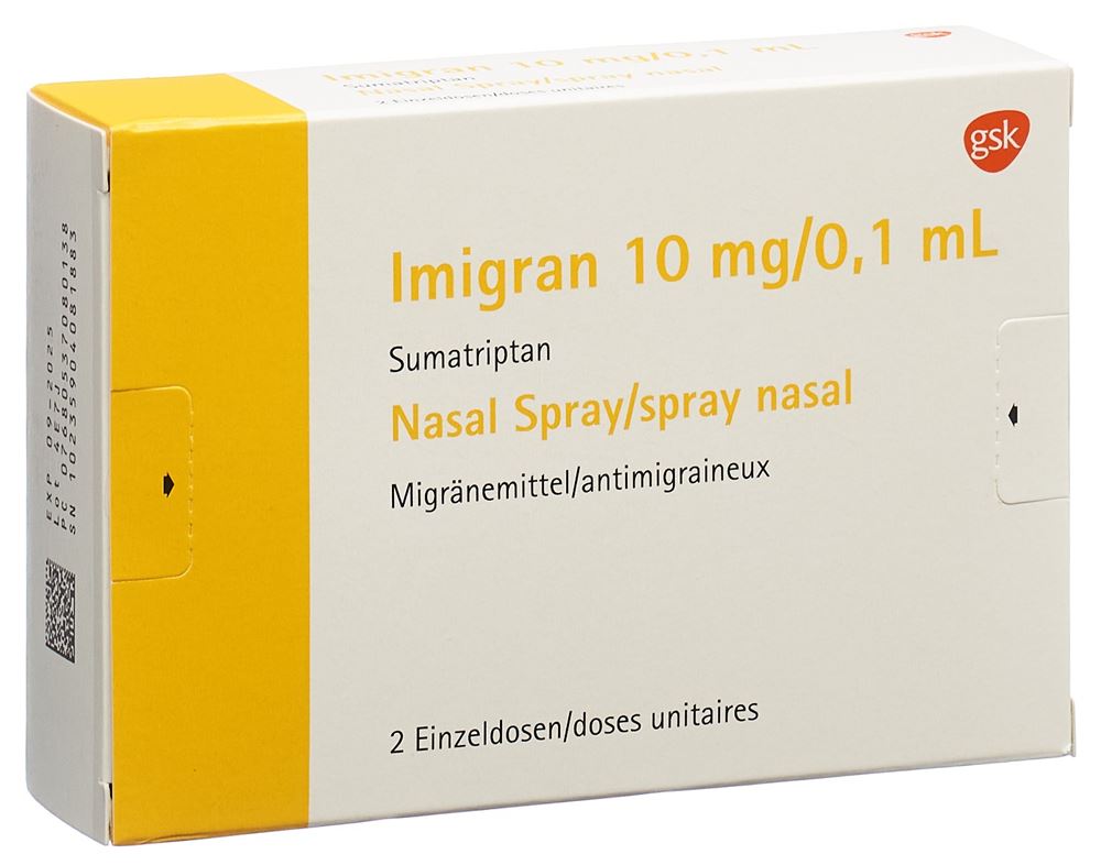 IMIGRAN Nasenspray 10 mg Spr 1 Dos, Hauptbild