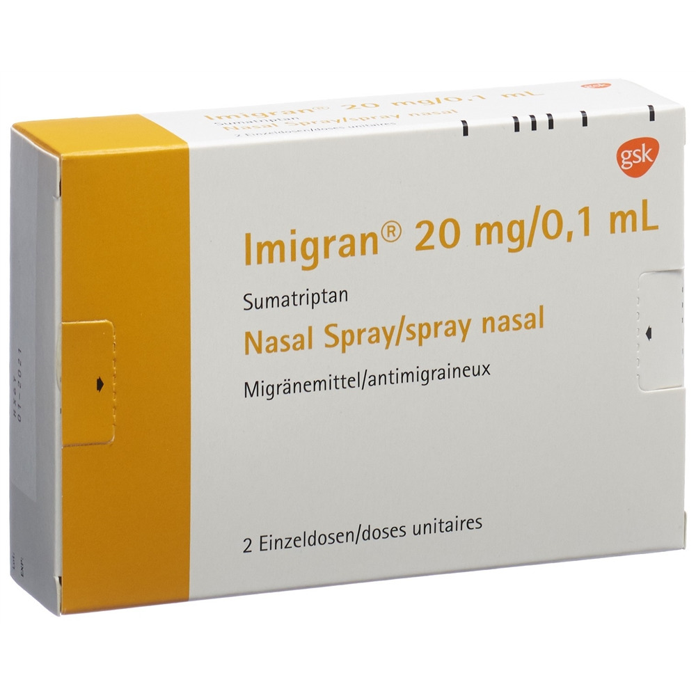 IMIGRAN Nasenspray 20 mg Spr 1 Dos, Hauptbild