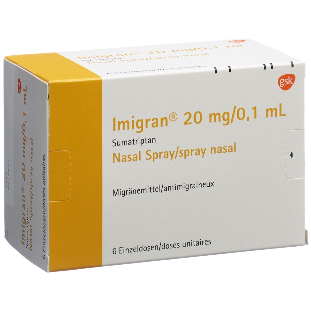 IMIGRAN Nasenspray 20 mg Spr 1 Dos, Hauptbild