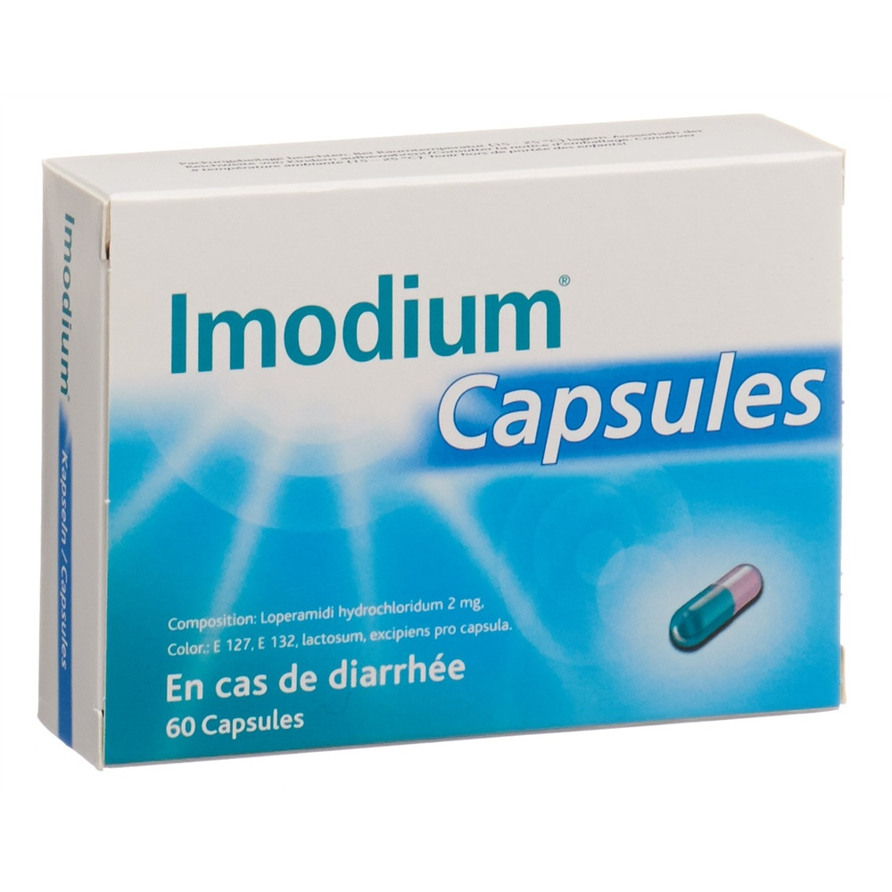 IMODIUM caps 2 mg blist 60 pce, image 2 sur 2