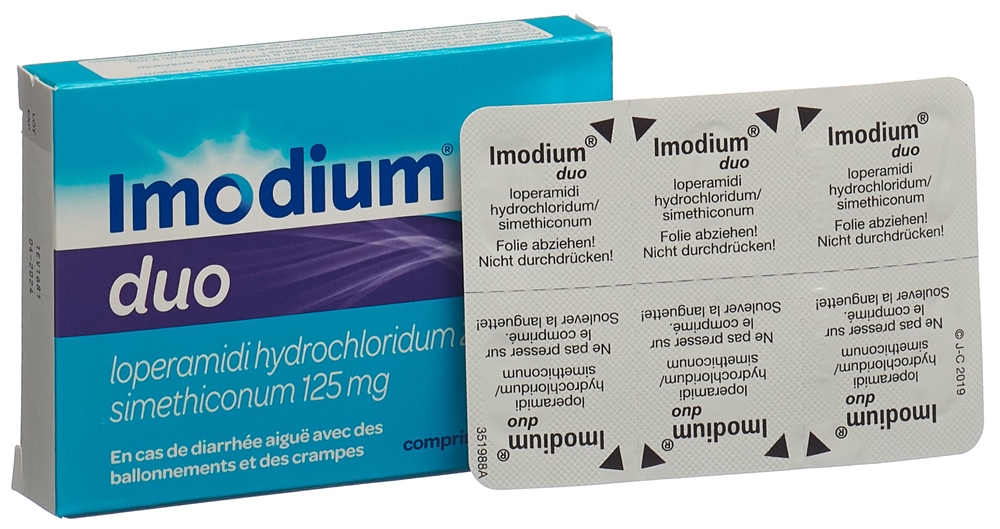 IMODIUM Duo (siméticone 125 mg/133 mg), image 3 sur 4