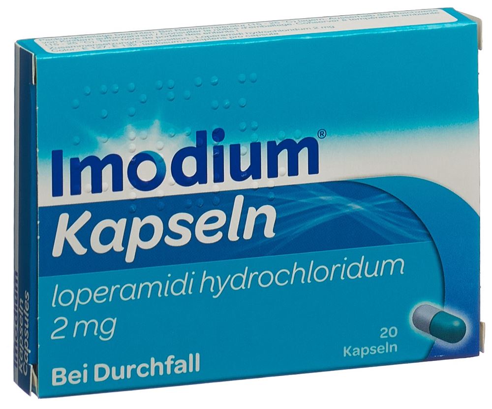 IMODIUM Kaps 2 mg Blist 20 Stk, Hauptbild IMODIUM Kaps 2 mg Blist 20 Stk, Hauptbild
