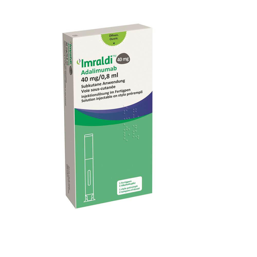 IMRALDI Inj Lös 40 mg/0.8ml Fertigpen Fertpen 0.8 ml, Hauptbild