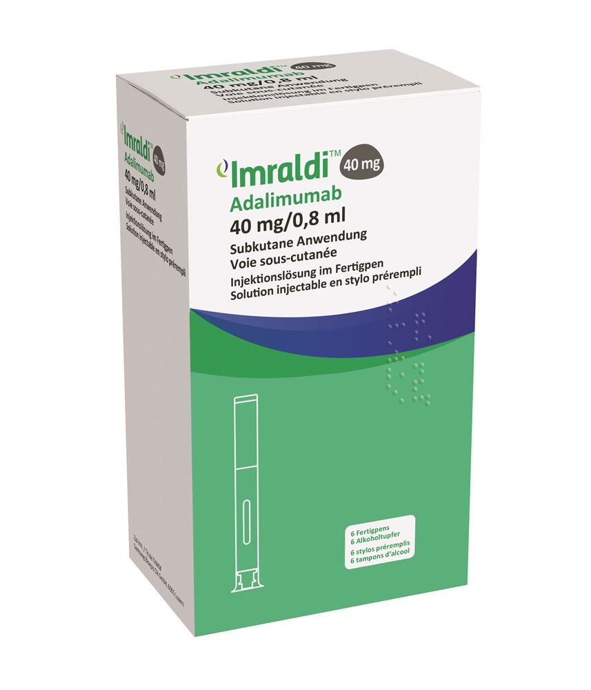 IMRALDI Inj Lös 40 mg/0.8ml Fertigpen Fertpen 0.8 ml, Hauptbild