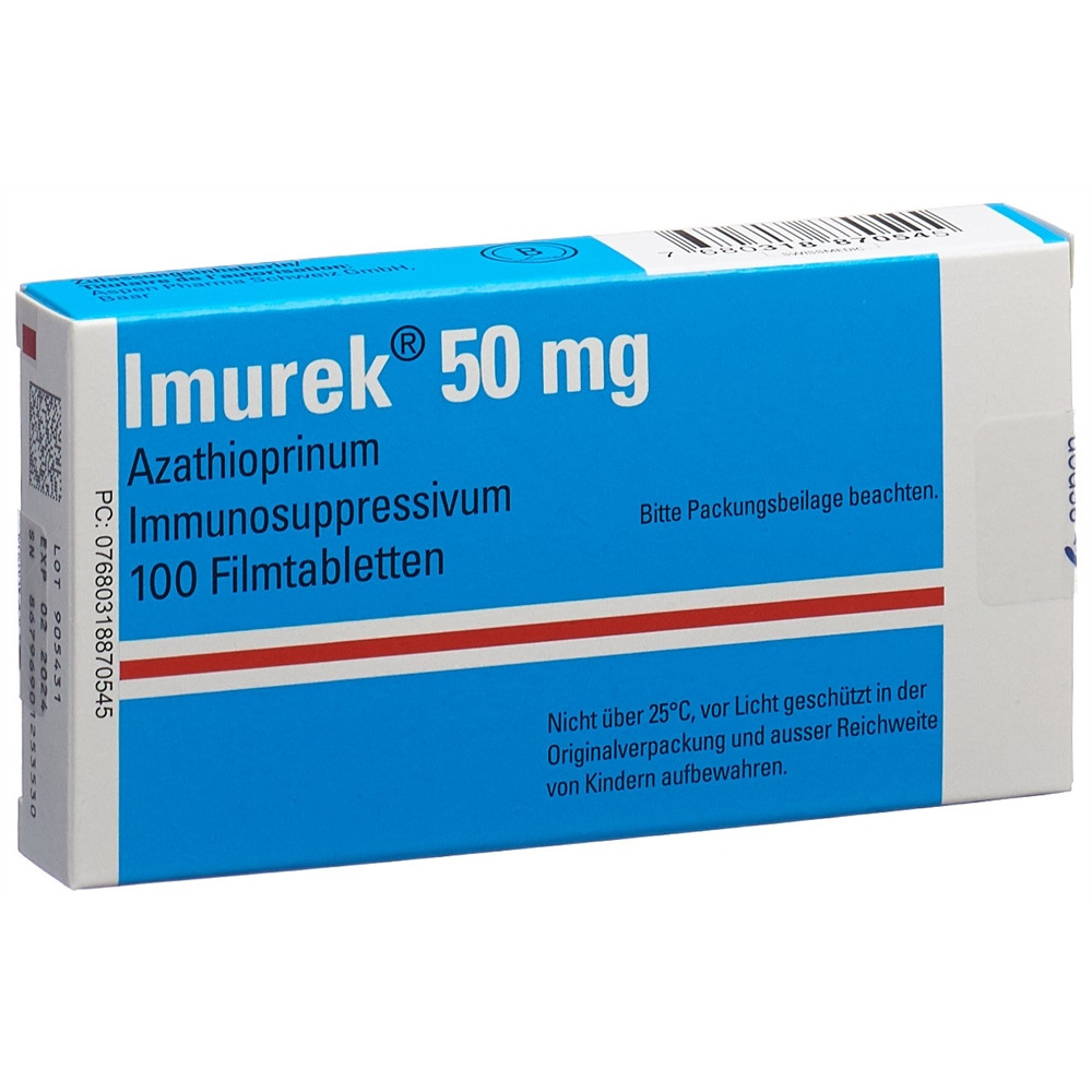 IMUREK Filmtabl 50 mg Blist 100 Stk, Hauptbild