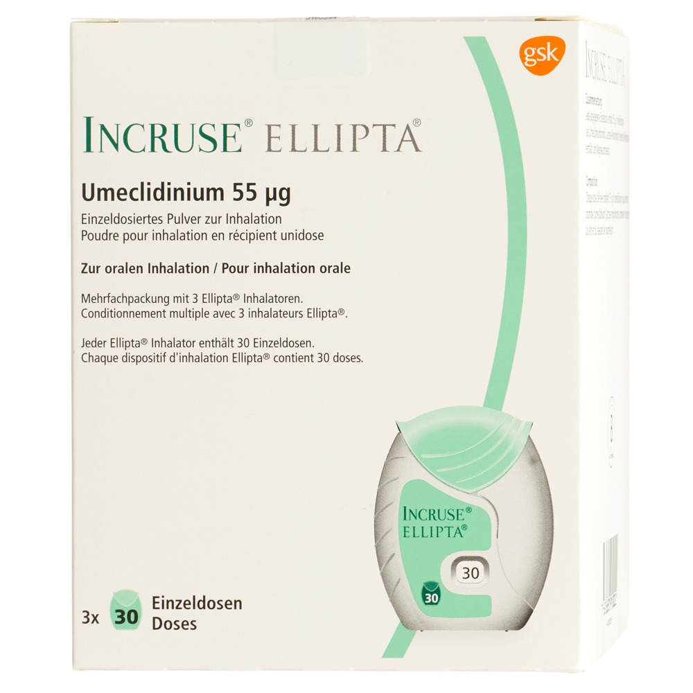 INCRUSE ELLIPTA Inh Plv 55 mcg 30 Dos, Hauptbild