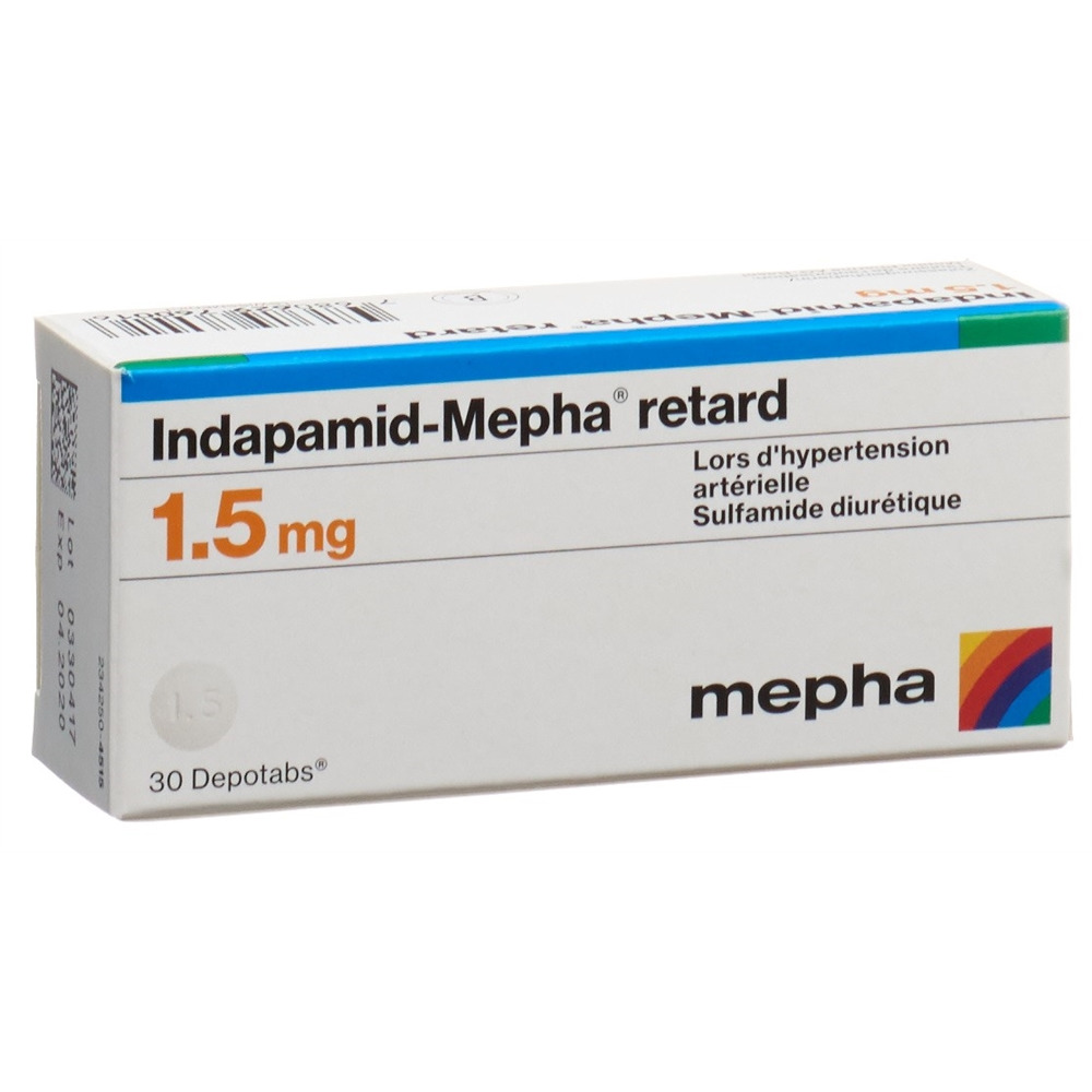 INDAPAMIDE retard 1.5 mg, image 2 sur 2