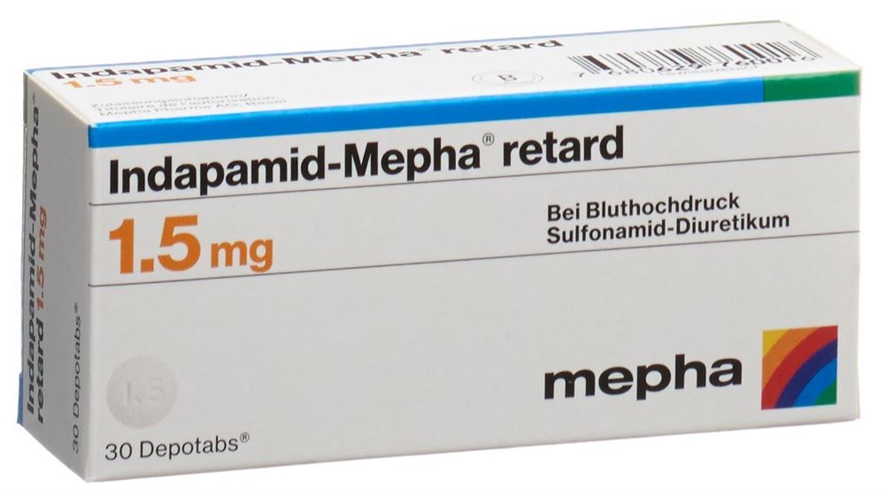INDAPAMIDE retard 1.5 mg, Hauptbild