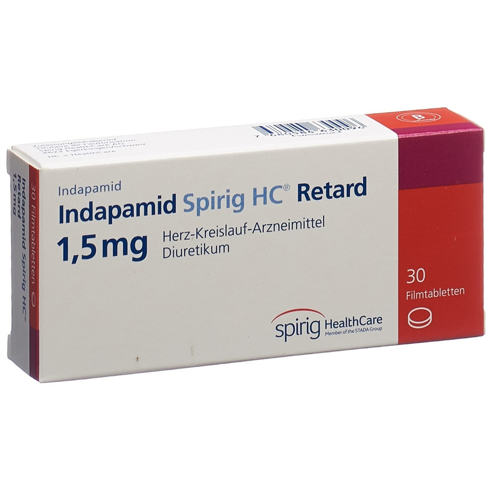 INDAPAMIDE Spirig HC 1.5 mg, Hauptbild