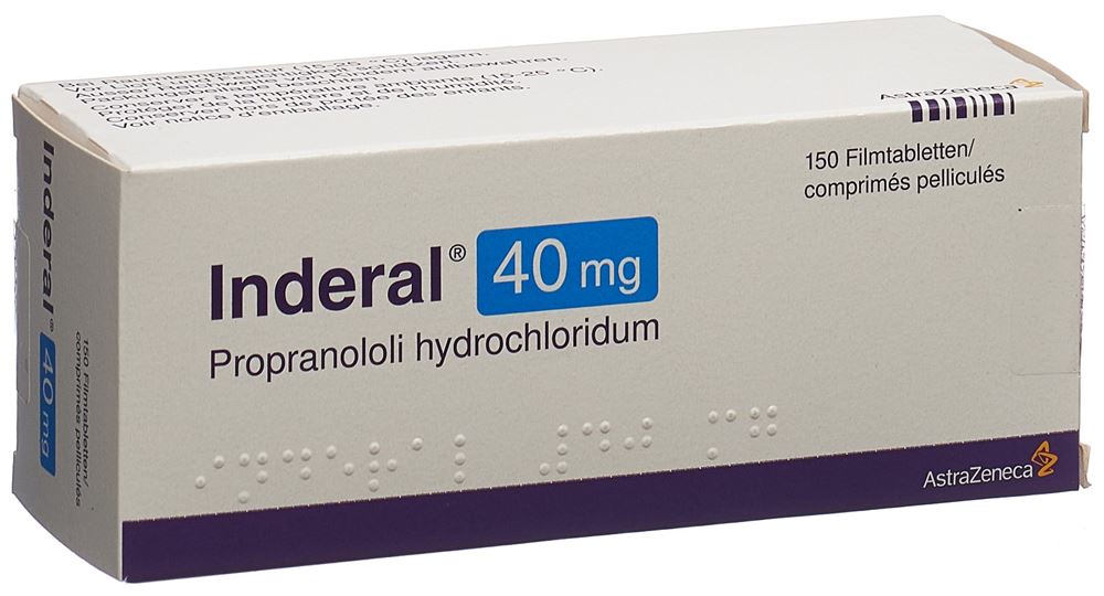 INDERAL cpr pell 40 mg blist 150 pce, image principale