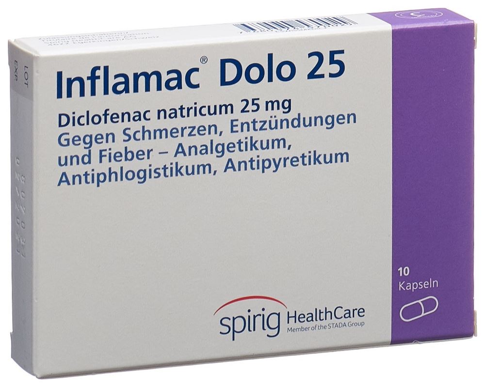 INFLAMAC Dolo 25 mg, image principale