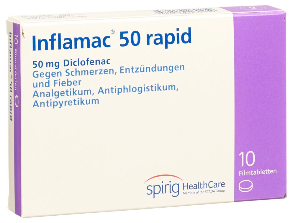 INFLAMAC rapid 50 mg, Hauptbild