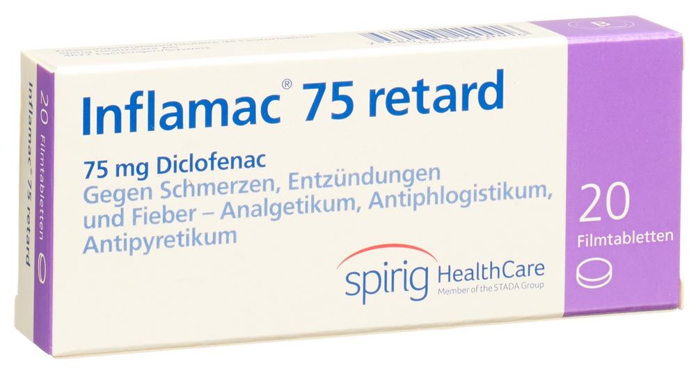 INFLAMAC retard 75 mg, image principale