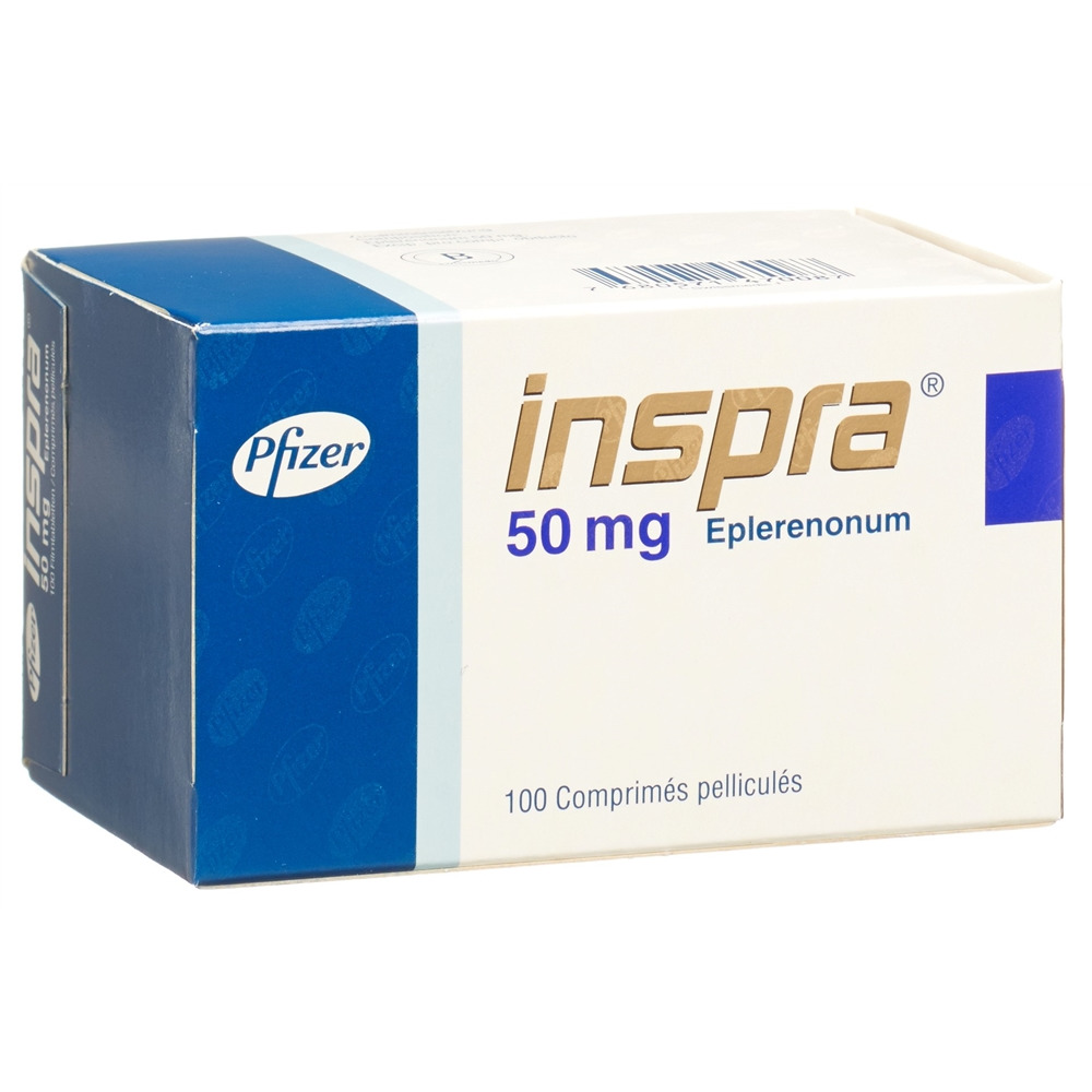 INSPRA cpr pell 50 mg blist 100 pce, image 2 sur 2