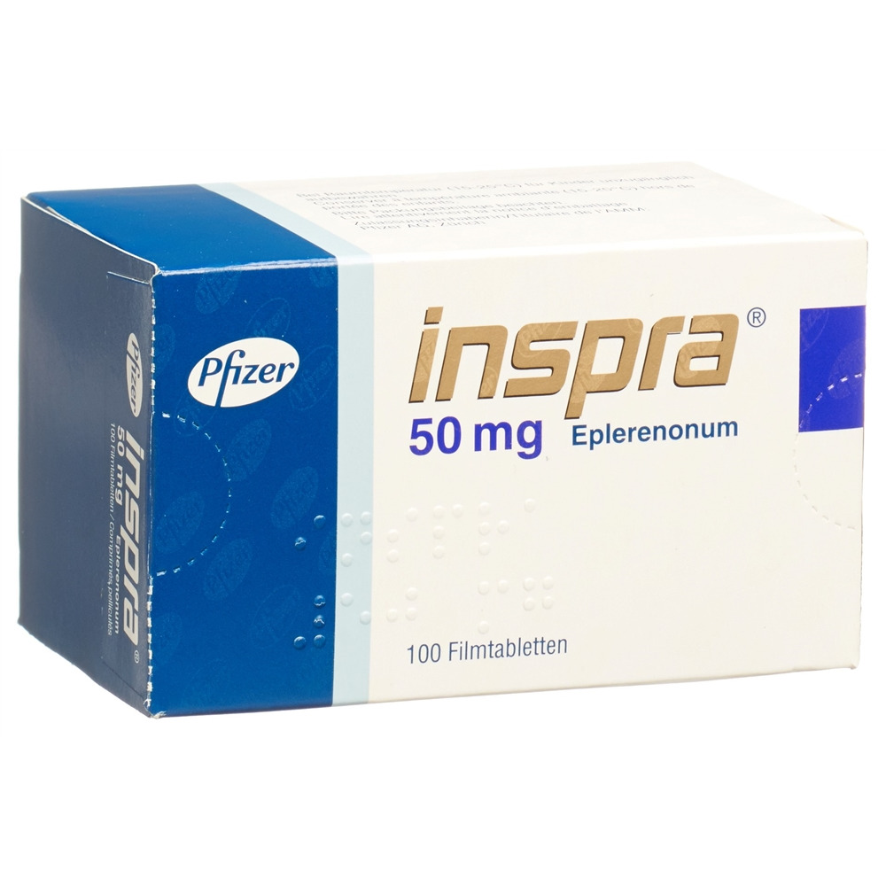 INSPRA cpr pell 50 mg blist 100 pce, image principale