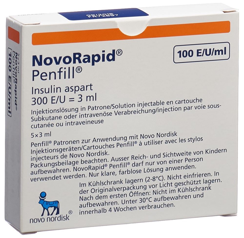 INSULINE NovoRapid Penfill, Hauptbild
