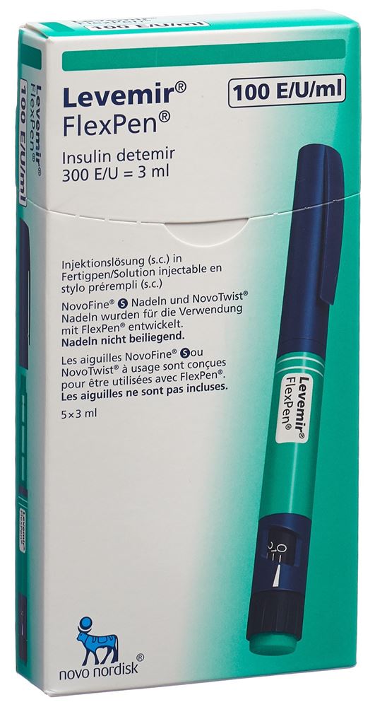 INSULINE Levemir FlexPen 100 E/ml, image principale