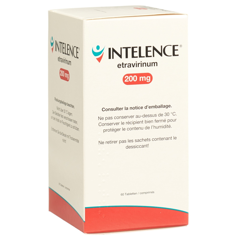 INTELENCE cpr 200 mg bte 60 pce, image 2 sur 2