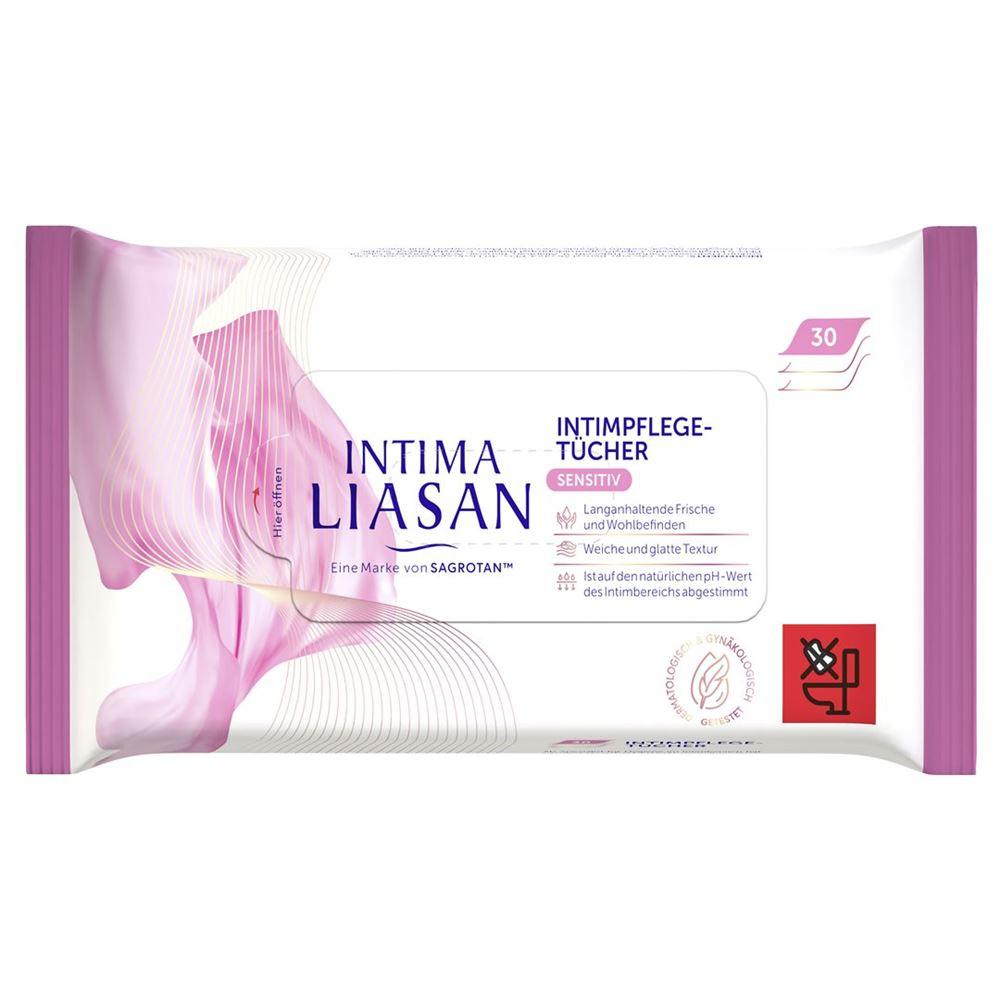 Intima Liasan lingettes de soin intime