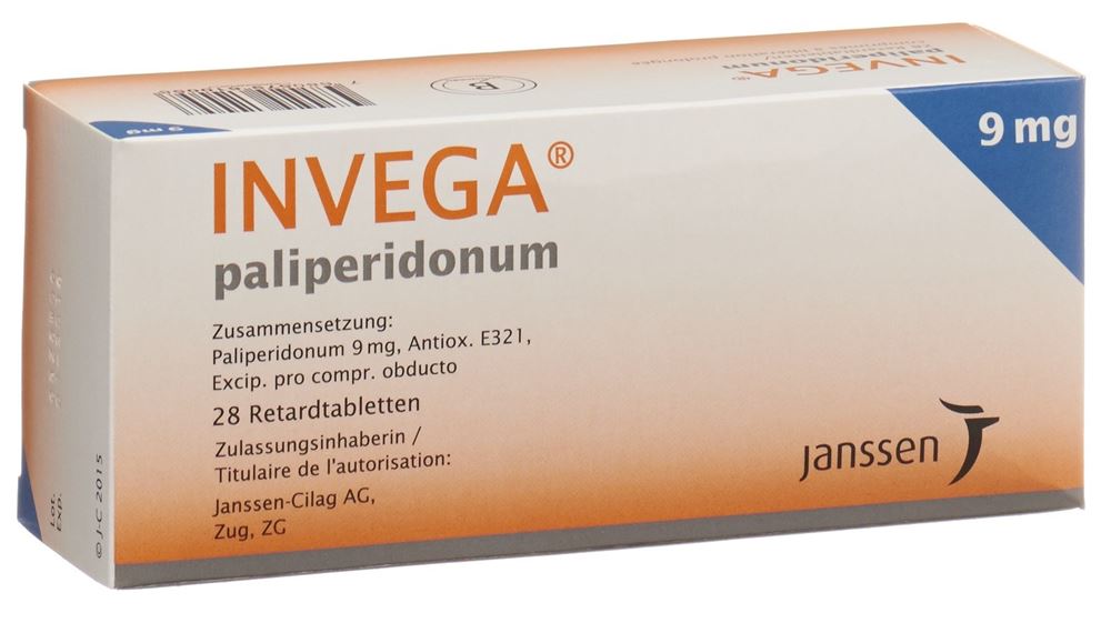 INVEGA Ret Tabl 9 mg Blist 28 Stk, Hauptbild