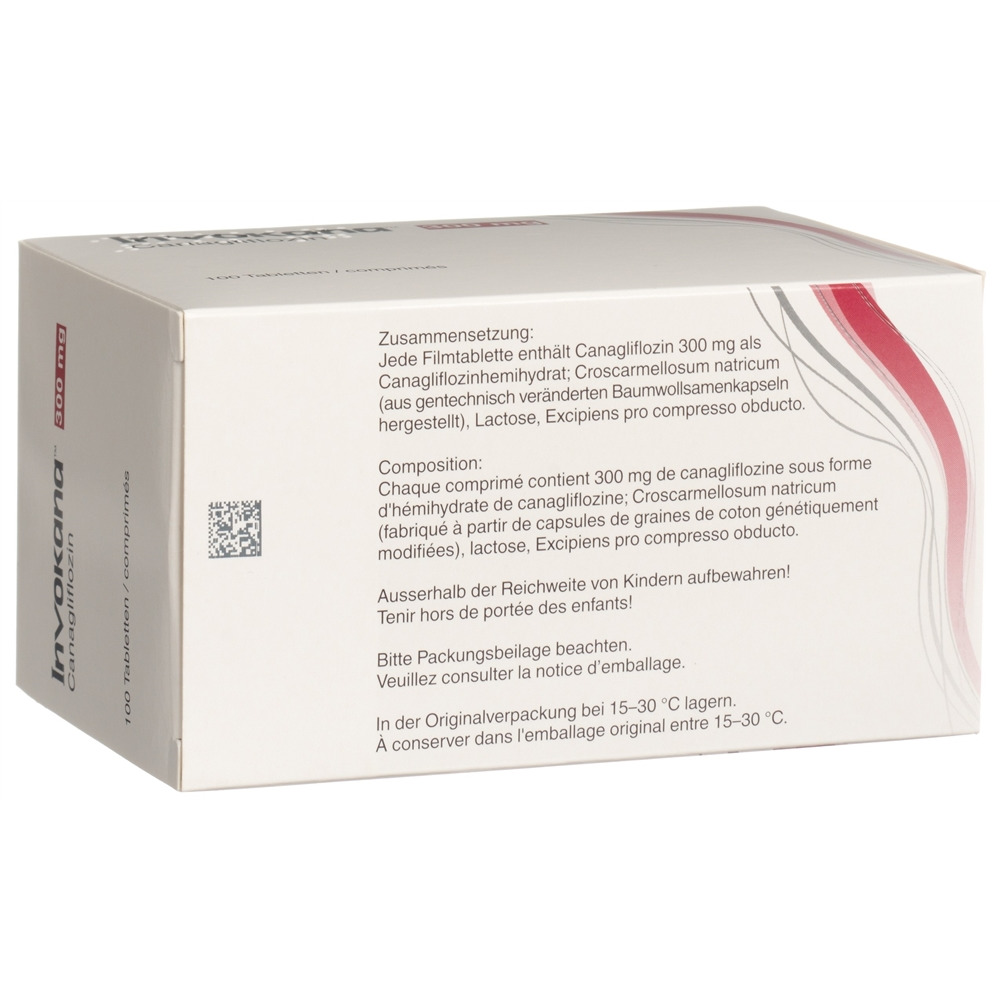 INVOKANA cpr pell 300 mg blist 100 pce, image 2 sur 2