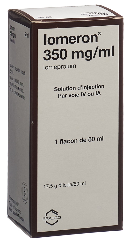 IOMERON Inj Lös 350 mg/ml 50ml Fl 1 Stk, Bild 2 von 2