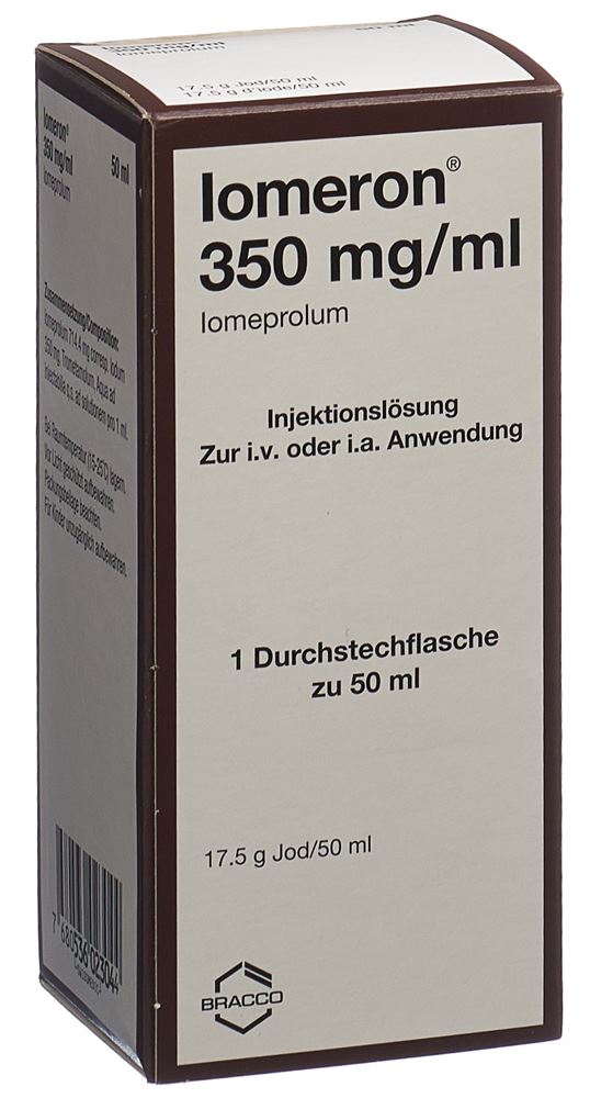 IOMERON Inj Lös 350 mg/ml 50ml Fl 1 Stk, Hauptbild