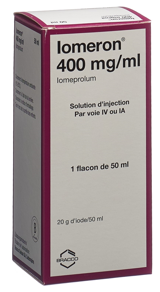 IOMERON Inj Lös 400 mg/ml 50ml Fl 1 Stk, Bild 2 von 2