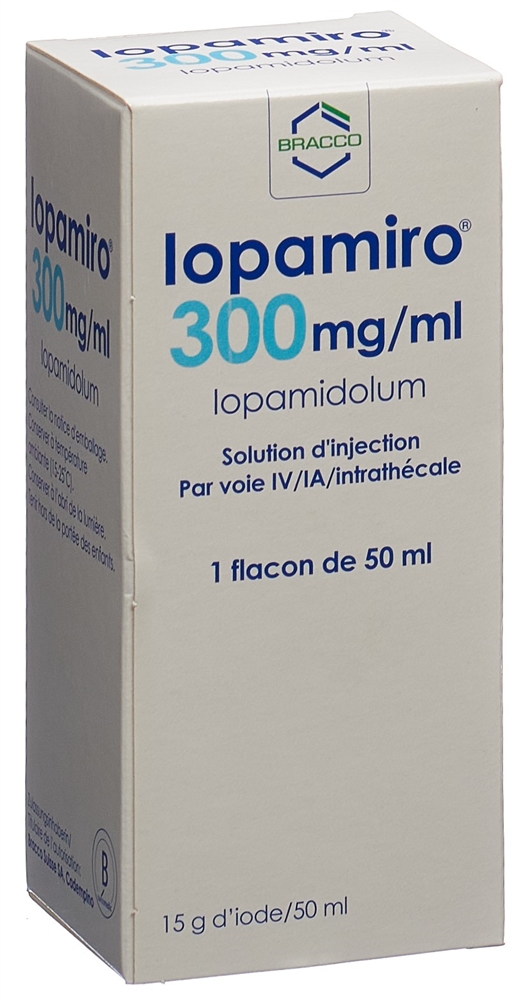 IOPAMIRO Inj Lös 300 mg/ml 50ml Flasche Durchstf 1 Stk, Bild 2 von 2