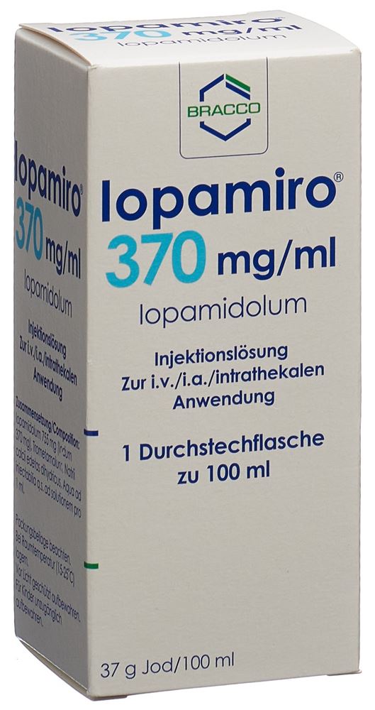 IOPAMIRO Inj Lös 370 mg/ml 100ml Flasche Durchstf 1 Stk, Hauptbild