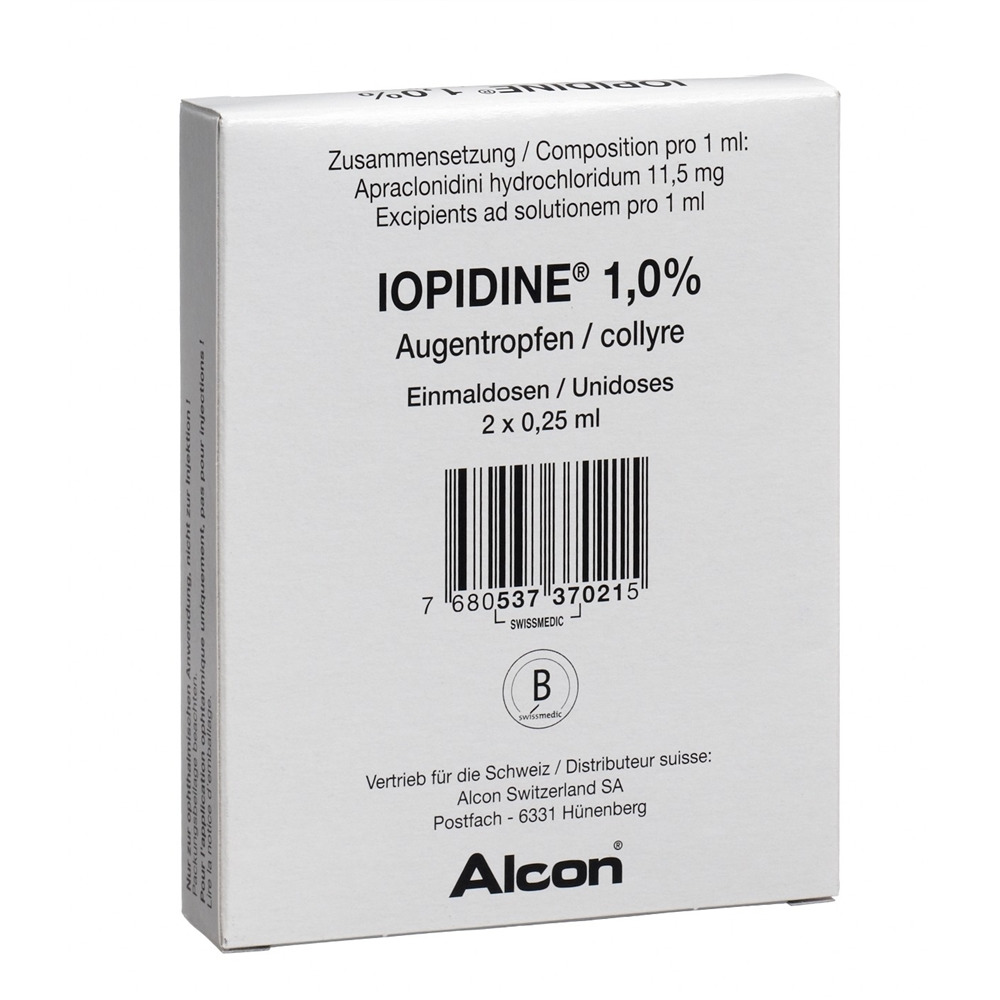 IOPIDINE Gtt Opht 1 % Monodos 0.25 ml, Bild 2 von 2