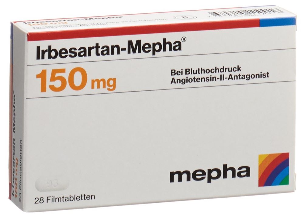 IRBESARTAN Mepha 150 mg, image principale