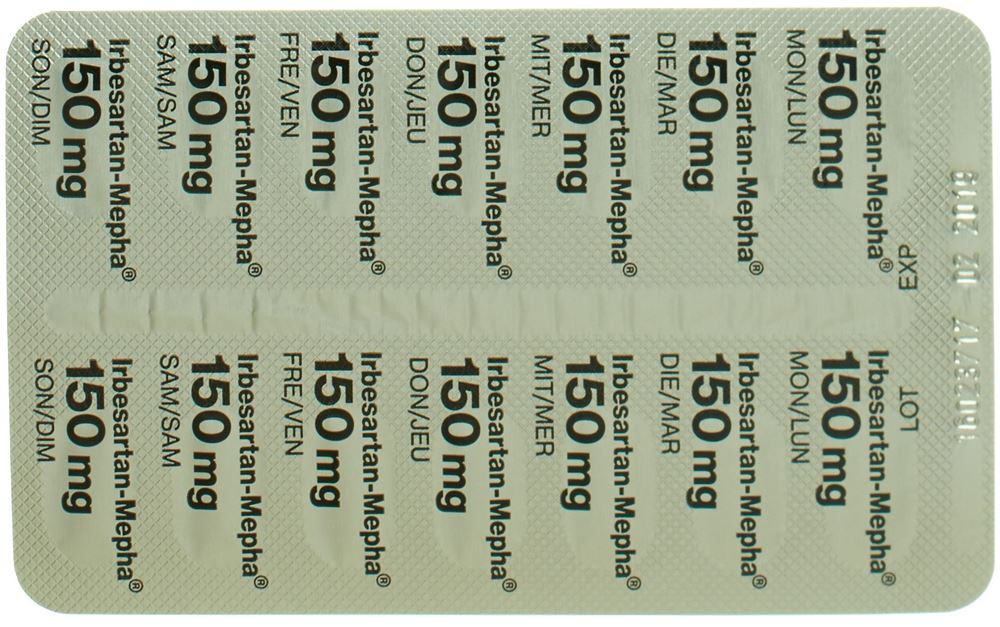 IRBESARTAN Mepha 150 mg, Bild 2 von 2