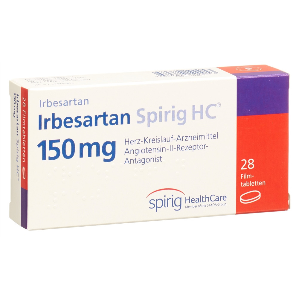 IRBESARTAN Spirig HC 150 mg, image principale